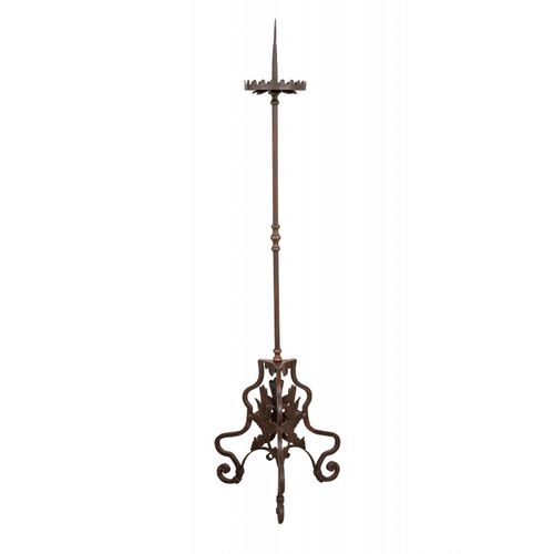 Lampadaire En Fer Forgé Fabriqué À La Main L50xpr50xh185 Cm
