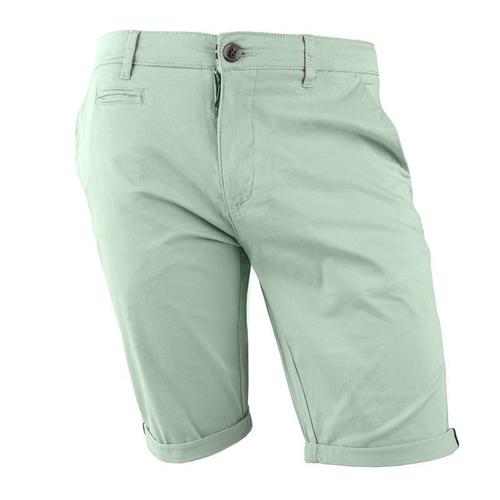 Bermuda Chino Venili Coton Stretch Fermeture Éclair Homme Blaggio