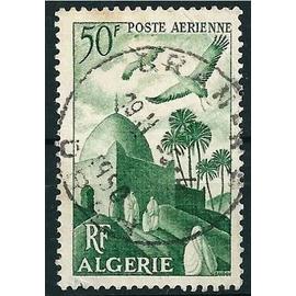 Pliure ALGERIE TIMBRE P.Aerienne N° Y & T 3 "Rade d'Alger " Neuf* 