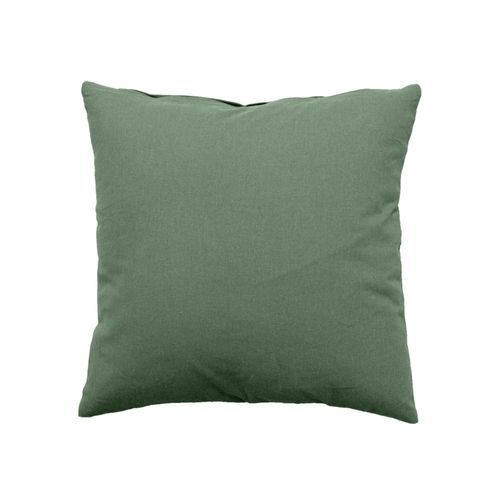 Petit Coussin Déhoussable Panama - 40 X 40 Cm - Vert Argile