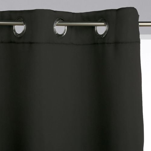 2 Rideaux Occultant - 240 X 135 Cm. - Noir