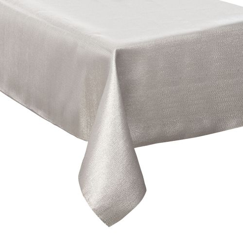 Nappe De Noël Paillettes - L. 140 X L. 360 Cm - Blanc
