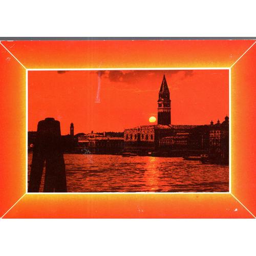 Carte Postale De Venise / Venezia (Italie) Bassin De Saint-Marc Au Coucher De Soleil