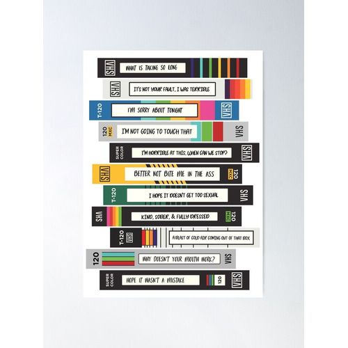 Canevas imprimer Brooklyn Nine-Nine Sex Tapes Impression sur toile installer/ 40x50cm ou 40x40cm