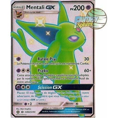 Mentali Gx Shiny Hyper Rare