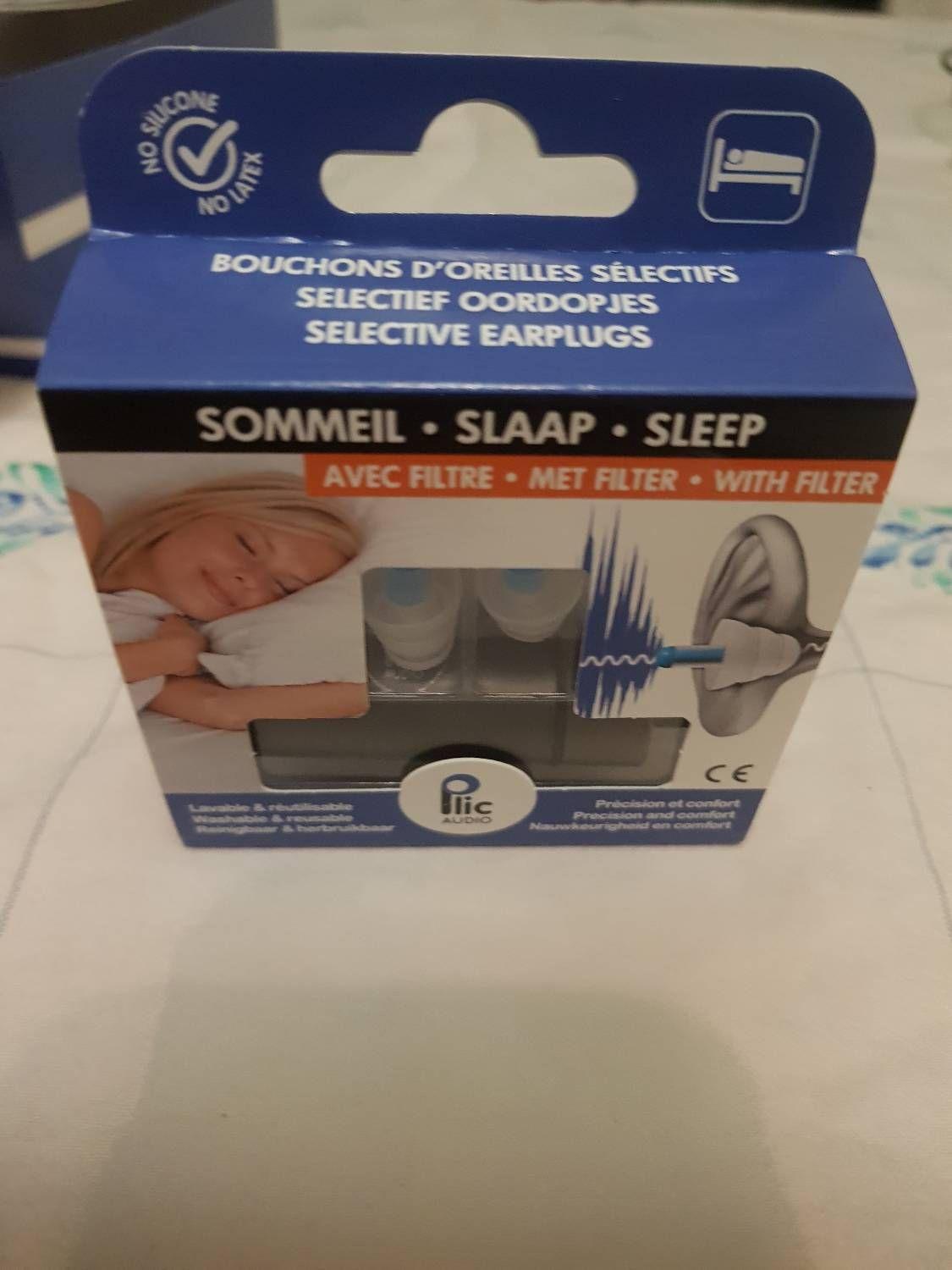 Jeu de 6 bouchons d'oreilles antibruit Plic Audio - Spécial sommeil,  bricolage et voyage - Bouchons d'oreilles - Robé vente matériel médical