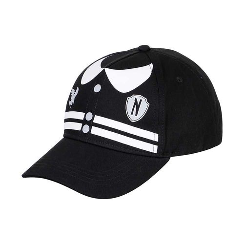 Wednesday Mercredi Varsity Casquette Enfant, Noir