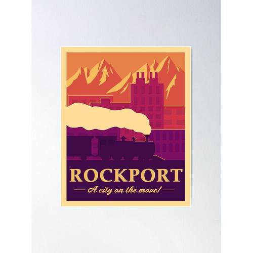 Canevas imprimer Sites touristiques Rockport Impression sur toile DIY installer/ 40x50cm ou 40x40cm