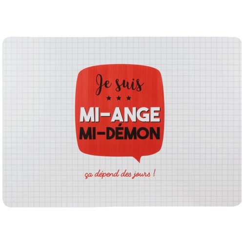 Lot De 2 Sets De Table Je Suis Rouge
