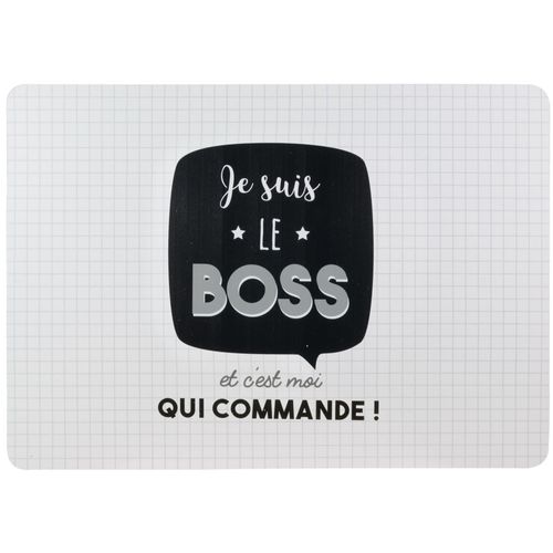 Lot De 2 Sets De Table Je Suis Noir