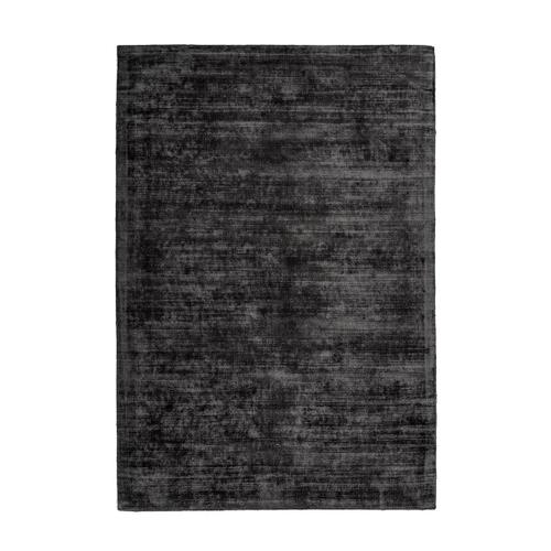 Tapis Moderne En Soie De Bambou Uptown 80x150 Cm Gris Anthracite - Novatrend