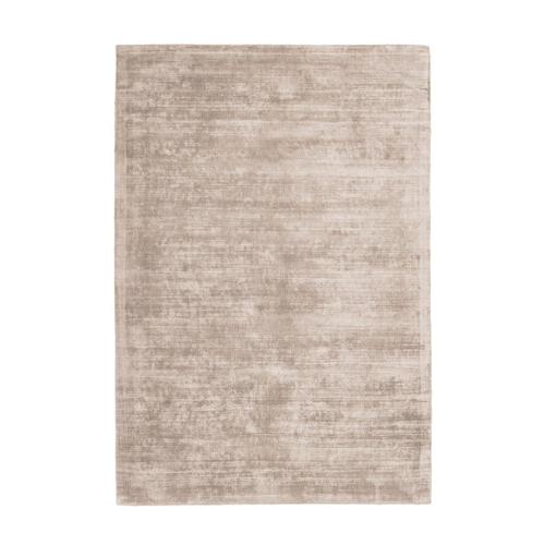 Tapis Moderne En Soie De Bambou Uptown 200x290 Cm Beige Clair - Novatrend