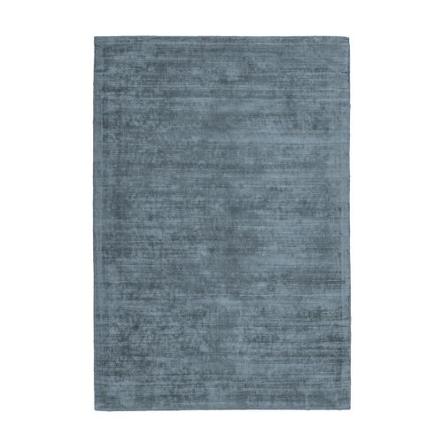 Tapis Moderne En Soie De Bambou Uptown 200x290 Cm Bleu - Novatrend