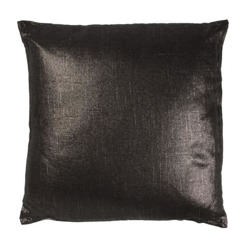 Coussin Comete 40x40 Noir Coton, Lin & Lurex - Carré - Marque Comete
