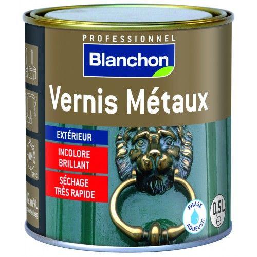 Vernis métaux - protection tous métaux extérieurs - mat - 0,5 L BLANCHON