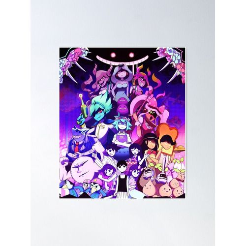 Canevas imprimer OMORI Suny Tshirt - Vêtements de jeu Omori - Omori Impression sur toile DIY installer/ 40x50cm ou 40x40cm