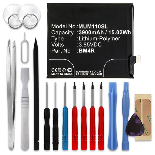 Batterie Interne Neuve Pour Smartphone Xiaomi Mi 10 Lite - Bm4r 3900mah + Set De Micro Vissage - Kit De Remplacement Téléphone Portable