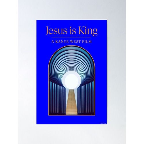 Canevas imprimer Affiche Kanye West Jésus est roi Impression sur toile DIY installer/ 40x50cm ou 40x40cm