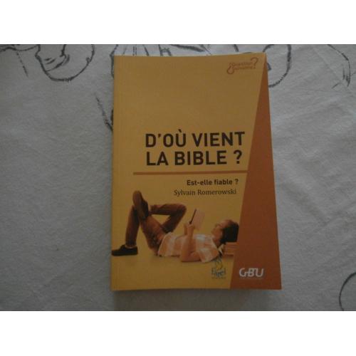 D'où Vient La Bible ?