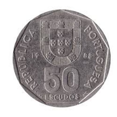 Pièce 50 Escudos Portugal - 1988