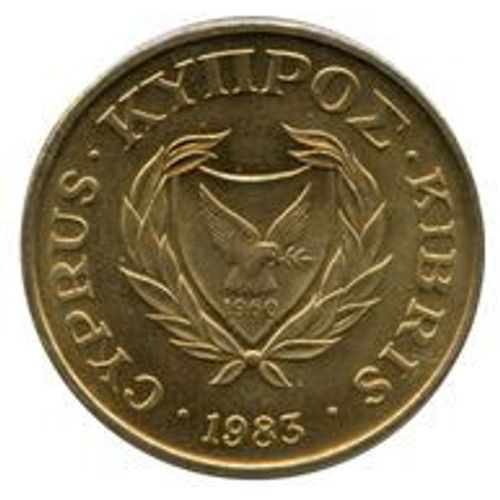 Pièce 10 Cents Chypre - 1983