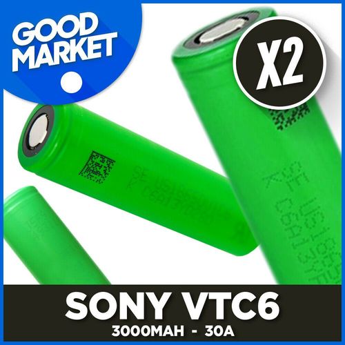 LOT ACCU X2 SONY VTC6 18650 3000MAH - PACK 18650 3000 MAH US18650VTC6