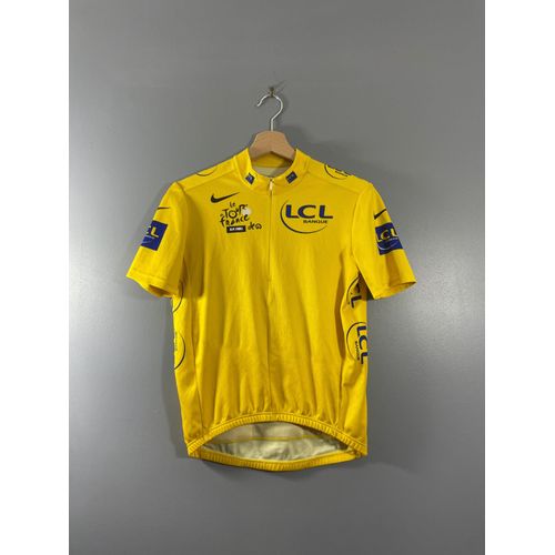 Maillot Cycliste Vintage Lcl Maillot Jaune Nike