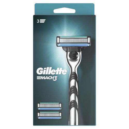 Gillette Mach 3 + 2 Lames Incluses 