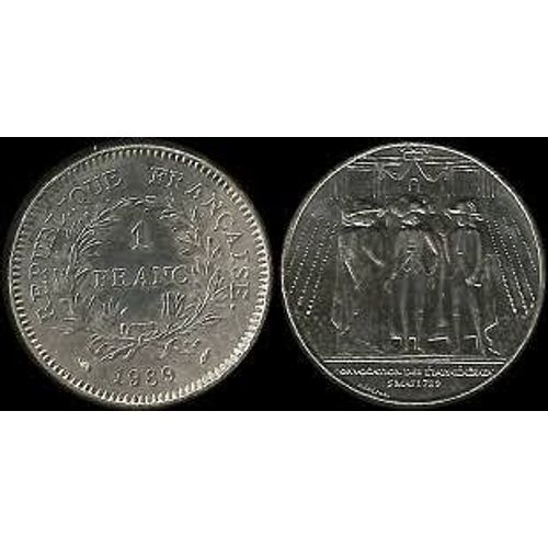 Pièce De 1 Franc Convocation Des Etats Généraux 1989
