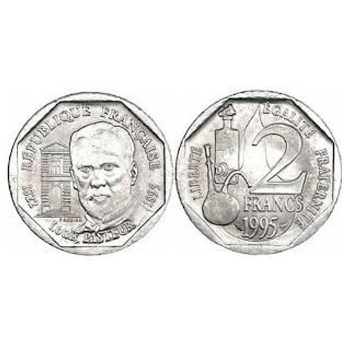 Pièce De 2 Francs Louis Pasteur 1995