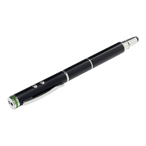 Leitz Complete 4 in 1 - Stylet / lampe torche / stylo à bille / pointeur laser - noir