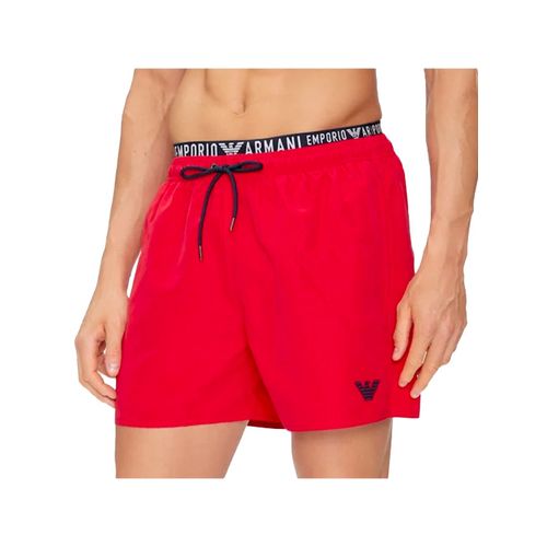 Maillot De Bain Emporio Armani Eagle Homme Rouge