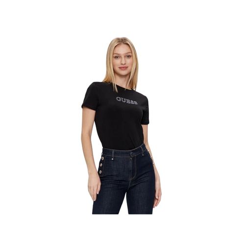 T Shirt Guess Skylar Femme Noir