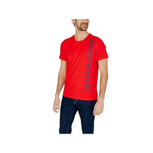 T Shirt Emporio Armani Eagle Homme Rouge