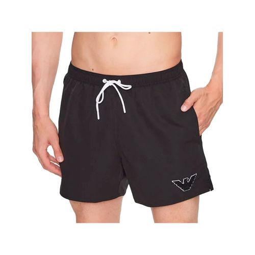 Maillot De Bain Emporio Armani Eagle Ga Homme Noir