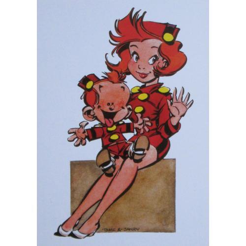 Carte Postale Petit Spirou _ Janry