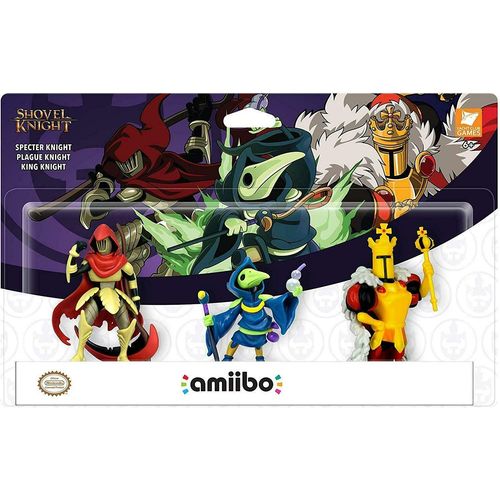 Pack De 3 Figurines Amiibo Shovel Knight Treasure Trove