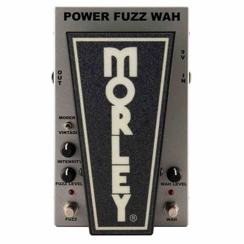 Morley Power Fuzz Wah - Pédale Wah Fuzz - Grise