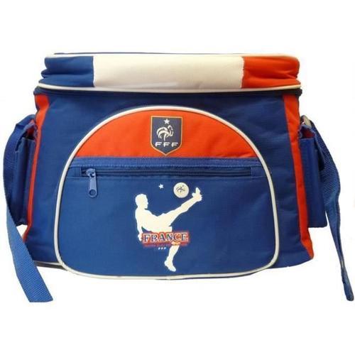 Glacière sac isotherme 17L - FFF - Bleu, blanc et rouge