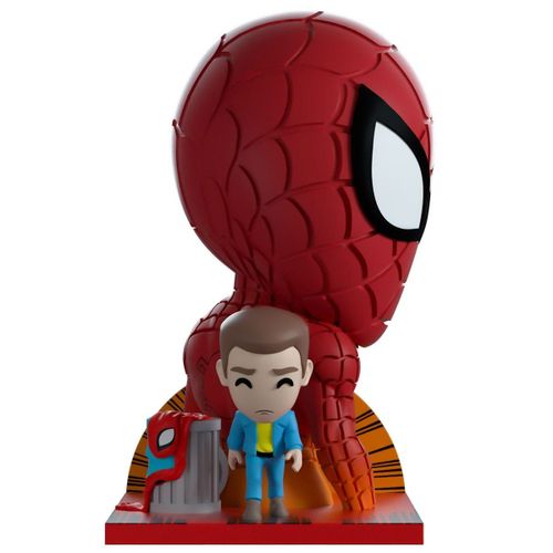 Marvel - Diorama Spider-Man Peter Parker 11 Cm