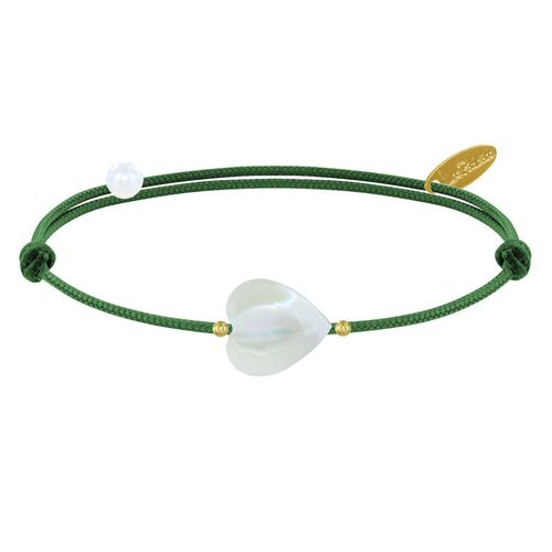 Les Poulettes Bijoux - Bracelet Petit Coeur De Nacre - Classics