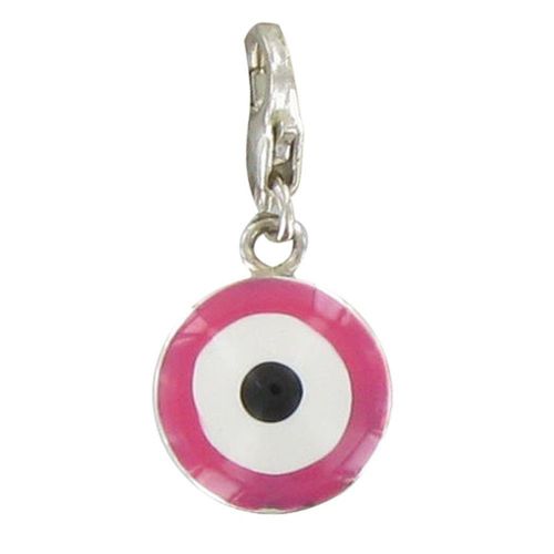 Les Poulettes Bijoux - Charms Argent 925 Cible Emaillée - Classics