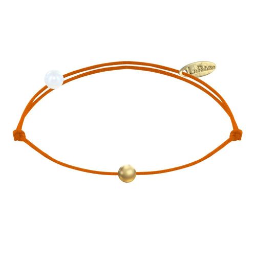 Les Poulettes Bijoux - Bracelet Lien Petite Perle Plaqué Or - Classics