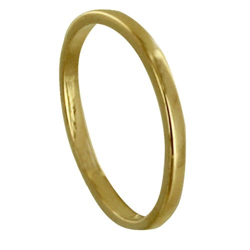 Les Poulettes Bijoux - Bague Plaqué Or Alliance