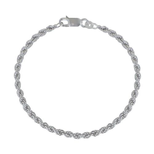 Les Poulettes Bijoux - Bracelet Argent Mailles Corde 3mm