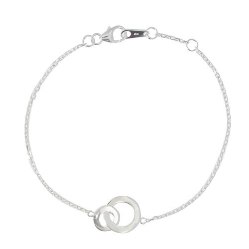 Les Poulettes Bijoux - Bracelet Argent Double Anneaux