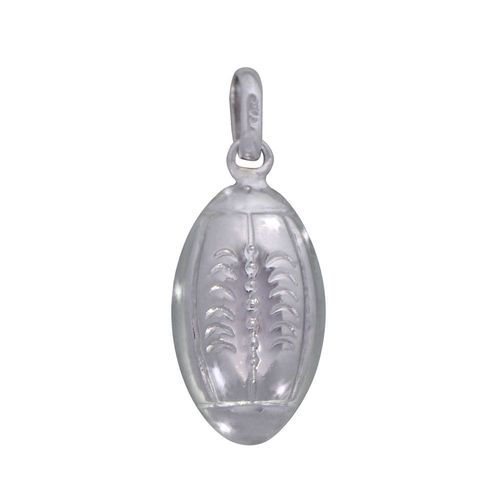 Les Poulettes Bijoux - Pendentif Argent Ballon De Rugby