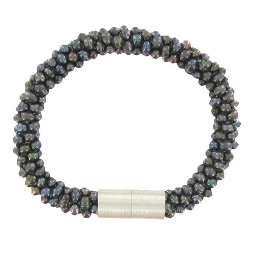 Les Poulettes Bijoux - Bracelet Torsade De Perles De Culture - Classics