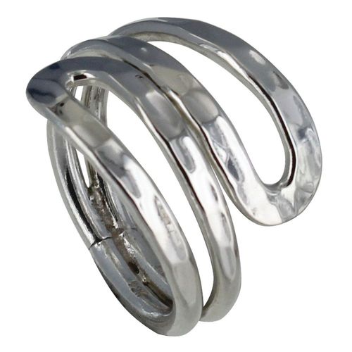 Les Poulettes Bijoux - Bague Argent Toi Et Moi Evidée