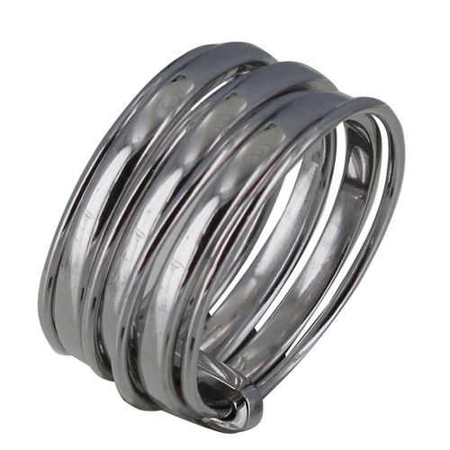 Les Poulettes Bijoux - Bague Argent Rhodié Semainier